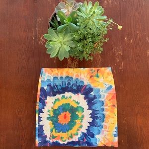 Floral elastic skirt
